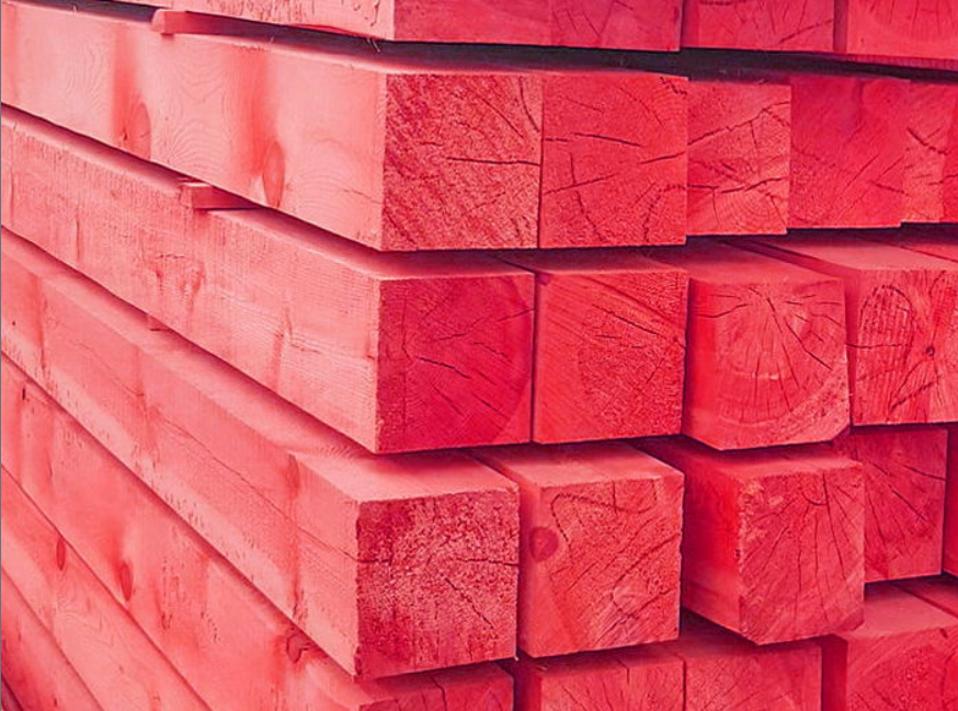 фото Антисептированный пиломатериал